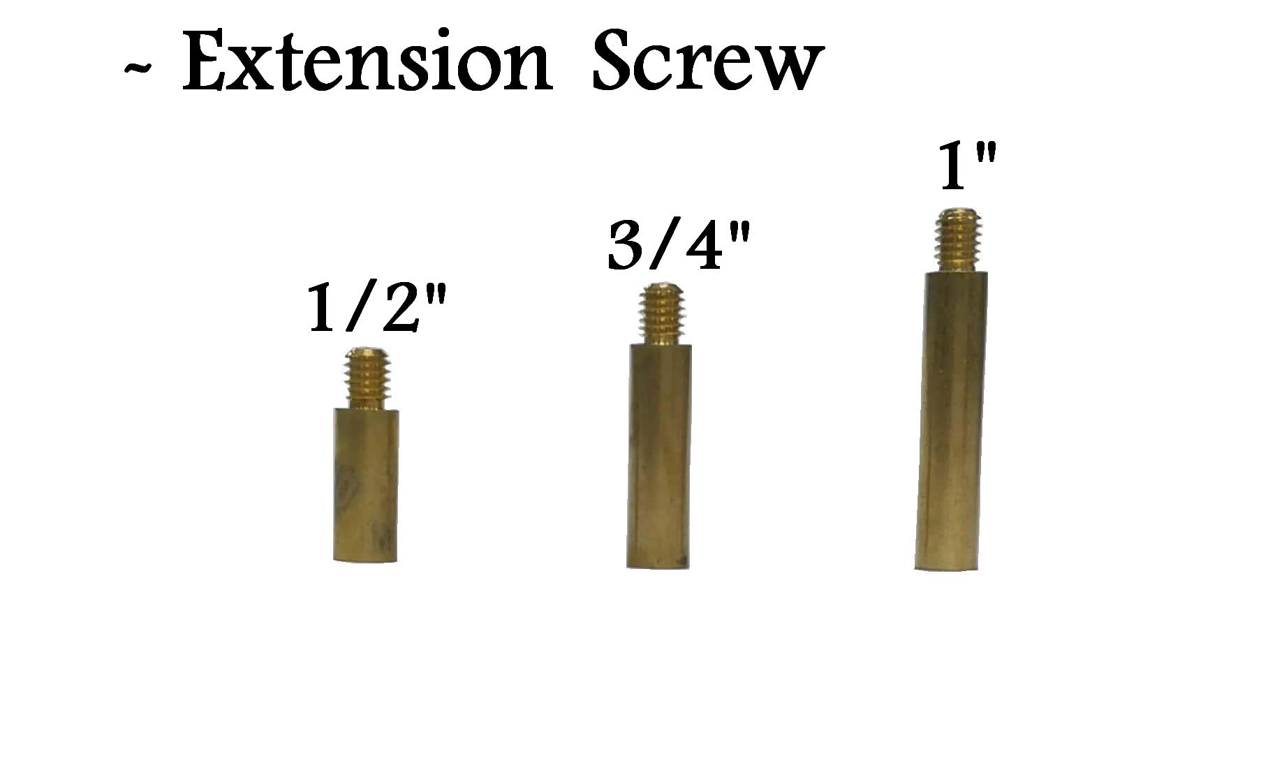 EXTENSION SCREWS